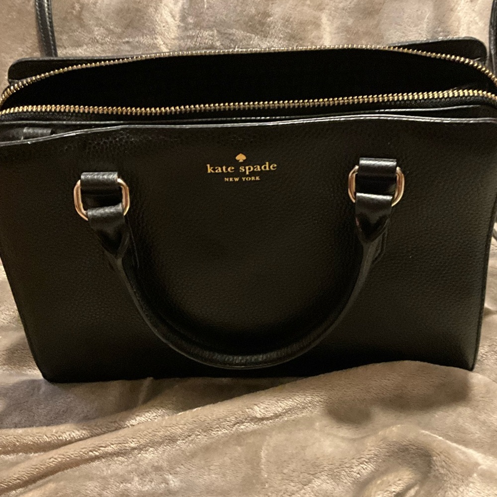 Kate Spade "Mulberry Street Lise" Top Handle Satchel w/ Shoulder Strap PRE-OWNED